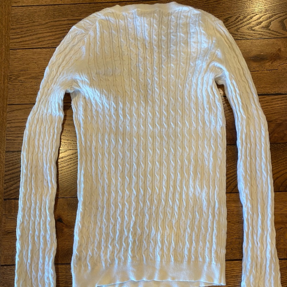 Cable knit sweater